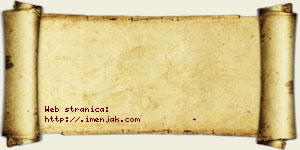 Danijela Hrnjaković vizit kartica